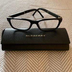 Burberry prescription frames with case